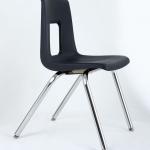 simple metal and plastic chair DC886