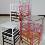 Clear China Resin Chiavari Chair-HDCV-R02 Silver Resin Chiavari Chair