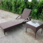 Outdoor furniture deck chair rattan sunbed