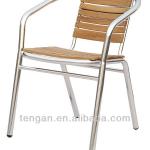 aluminium wooden chair