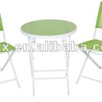 steel folding bistro set-YX3136+YX3137