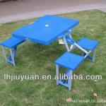 outdoor plastic portable picnic folding table-JY-010