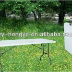 hot sale white plastic folding table(blow mould,hdpe,white,outdoor)