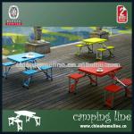 ABS/PS/PP folding picnic camping table TAB00031