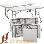6ft modern outdoor folding table and chairs