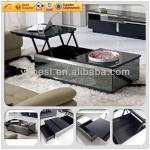 MDF and tempered glass comtemporary coffee table