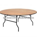 Round Table PVC edge with Plywood top for sale / outdoor-AX-ROUND-60&quot;-LU-PVC