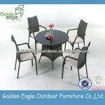 Promotion outdoor glass dining table