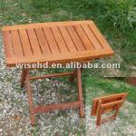 (W-T-0615) high quality eucalyptus wood folding table