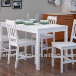 wood dining table and chair