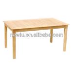 fsc teak wood garden table-NLT-0901