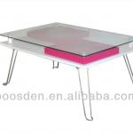 wooden and glass center coffee table BSD-351096-BSD-351096