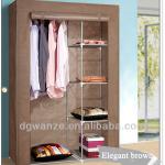 Home storage folding assemble fabric wardrobe