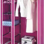 New design canvas wardrobe, clothes storage cabinet-vwqi032