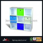 Hot Sale 9 Cube White Color Cheap Bookshelf