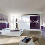 Avangarde Bedroom sliding door Purple color