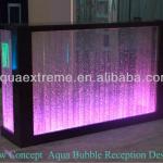 LED receiption with water bubble effection.