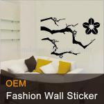 Tree and flower wall decor stickers