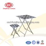 Folding table and chair