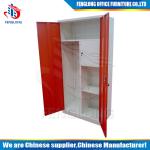 Luoyang new design cheapest red double door almirah or multi door modern india steel almirah designs