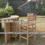 Bar Counter Set OBT 002 and OBC 002 made of teak wood