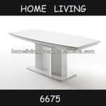 2013 modern dinning table , highgloss folding dinning table-6675
