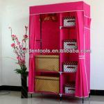 105x45x175cmTwo Doors Portable Cloth Wardrobe, Bedroom Wardrobe Furniture