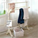 wood towel stand organizer