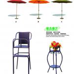 Umbrella metal frame wicker chair outdoor Rattan furniture