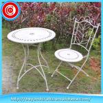 High quality outdoor metal garden furniture set
