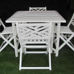 OP0213-WO0 Outdoor Wooden Dinning Set