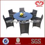 Rattan furniture 2013 new style dinng table-QHA-2039