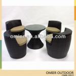 Stackable outdoor furniture Woven Rattan/wicker garden Set-OMR-Q022
