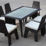 rattan chair and table suit for outdoor furniture &amp; indoor furniture-YT-1218