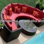 Popular outdoor rattan furniture with UV-resistant (DH-9609)-DH-9609