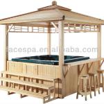 Garden Wood Gazebo for spa FS-LT03