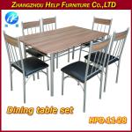 6 persons Dining table set