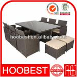 Poly rattan furniture, Factory Manufacturer Direct Wholesale, Space saver dining set (Folding Back Rattan Chair)