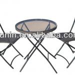 Rattan Round Folding Tables and Chairs