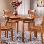 Small Wooden Extendable Dining Table