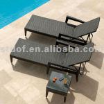 resin wicker/rattan outdoor lounge chair-STL-3010