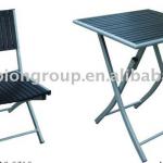outdoor folding polywood furniture 3 bistro set-AS-3712set