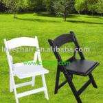 Padded Resin Folding Chair-L-1