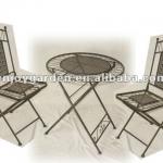 wrought iron bistro set