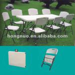 HNT309 Plastic Folding Table,foldable table,outdoor furniture with steel folding legs