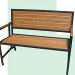 New castle Garden Foldable double seater teak wood chair furniture park bench design