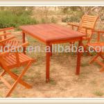wooden garden table and chair/outdoor furniture dining