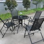 folding sling outdoor furniture ,steel sling furniture ,glass table ,