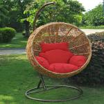 rattan outdoor swing hanging chair
