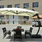 3.5m square aluminum Cantilever Patio Umbrellas